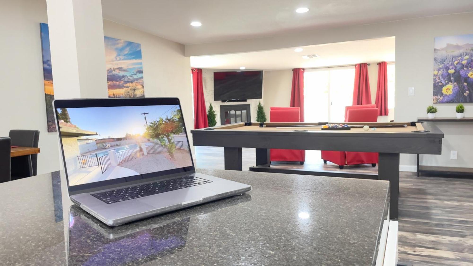 טוסון Private Home - Heated Pool, Billiards, Darts, Foosball, Fireplace, 5 Smart Tvs, Bbq, Cotton Bedding - The Saguaro Sanctuary, Pool Heat Optional מראה חיצוני תמונה